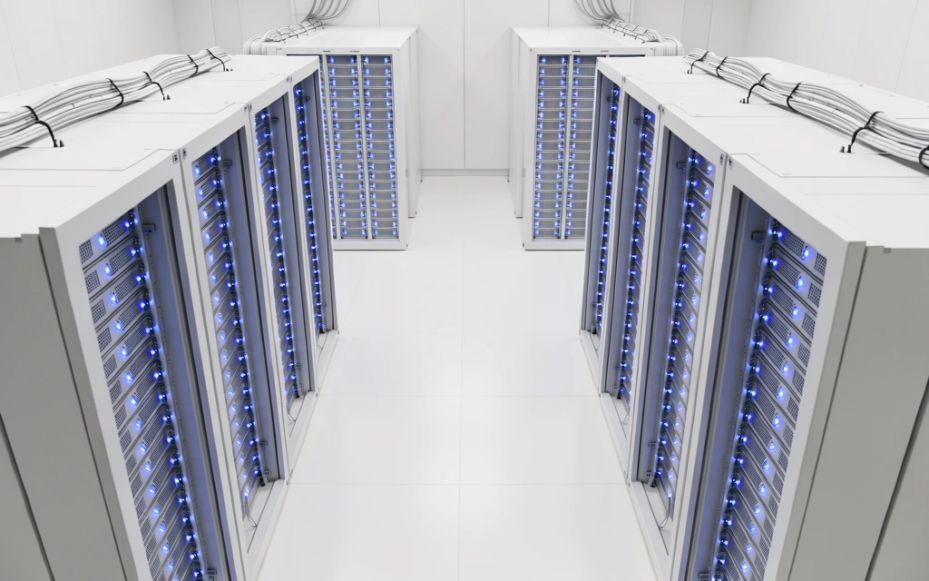 Server infrastructure representing our data intelligence accuracy